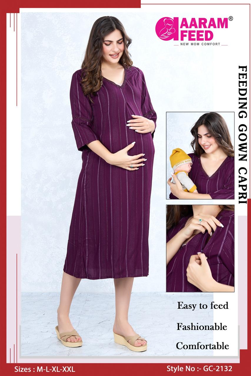 AaramFeed Feeding Gown Capri-GC-2132