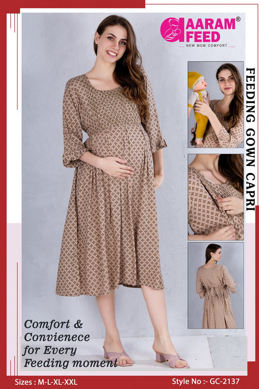 AaramFeed Feeding Gown Capri-GC-2137