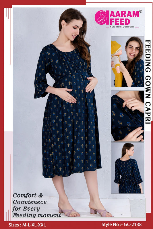 AaramFeed Feeding Gown Capri-GC-2138