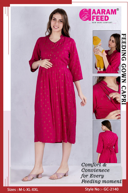 AaramFeed Feeding Gown Capri-GC-2140