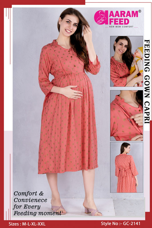 AaramFeed Feeding Gown Capri-GC-2141