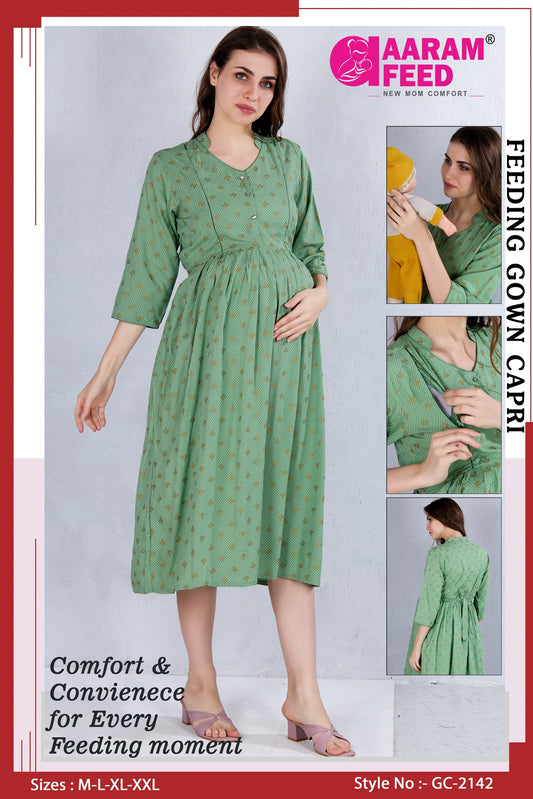 AaramFeed Feeding Gown Capri-GC-2142