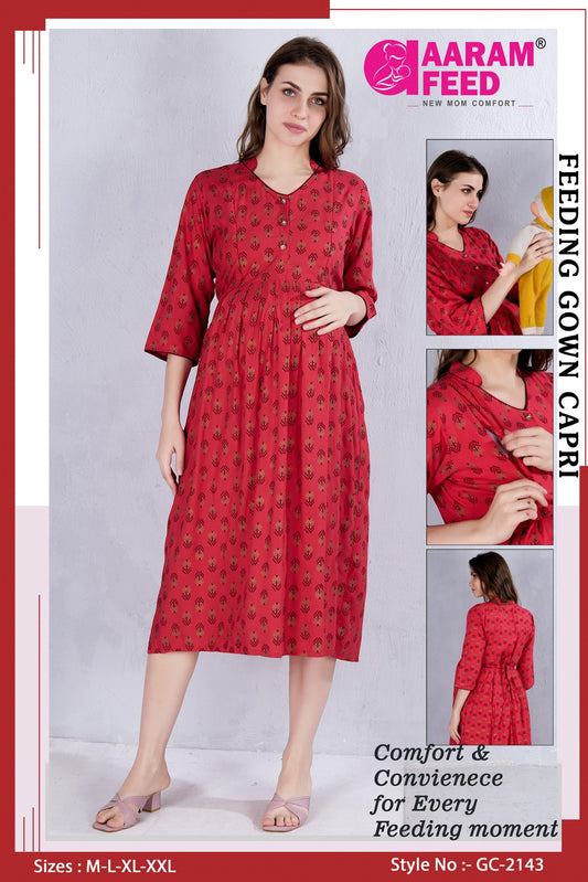 AaramFeed Feeding Gown Capri-GC-2143