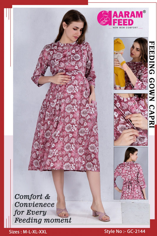 AaramFeed Feeding Gown Capri-GC-2144