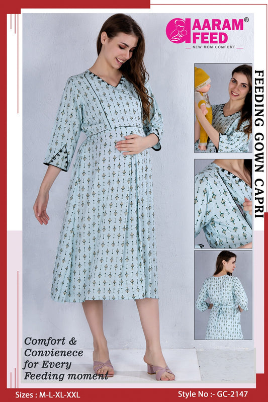 AaramFeed Feeding Gown Capri-GC-2147