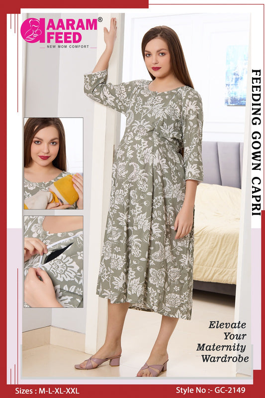 AaramFeed Feeding Gown Capri-GC-2149