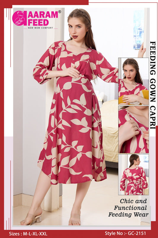 AaramFeed Feeding Gown Capri-GC-2151