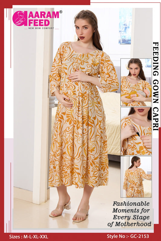 AaramFeed Feeding Gown Capri-GC-2153