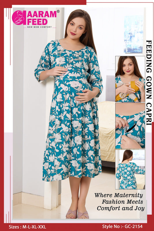 AaramFeed Feeding Gown Capri-GC-2154