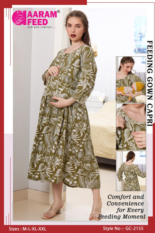 AaramFeed Feeding Gown Capri-GC-2155