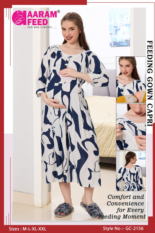 AaramFeed Feeding Gown Capri-GC-2156