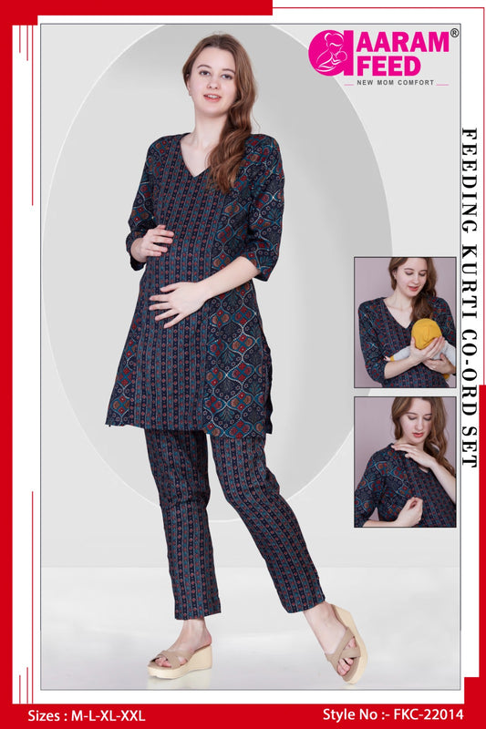 FEEDING KURTI CO-ORD SET – FKC – 22014