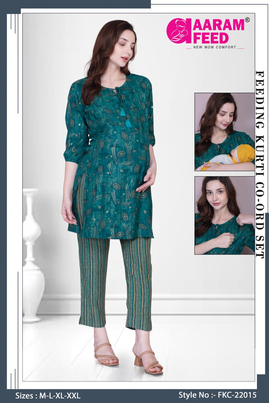 FEEDING KURTI CO-ORD SET – FKC – 22015