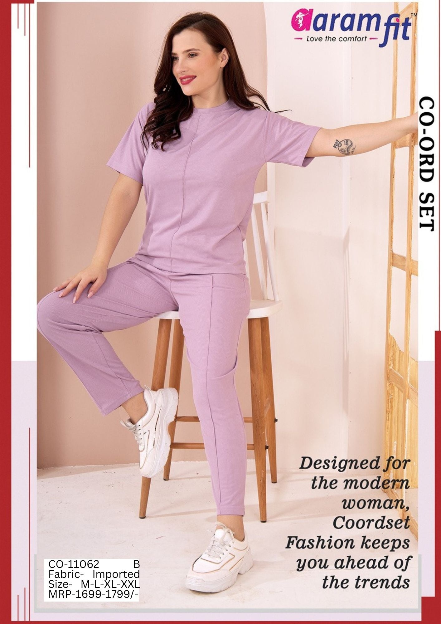 AaramFit Co-Ord Set-CO-11062