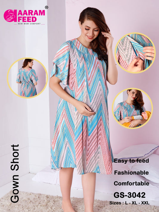 AaramFeed Feeding Gown Short - GS-3042