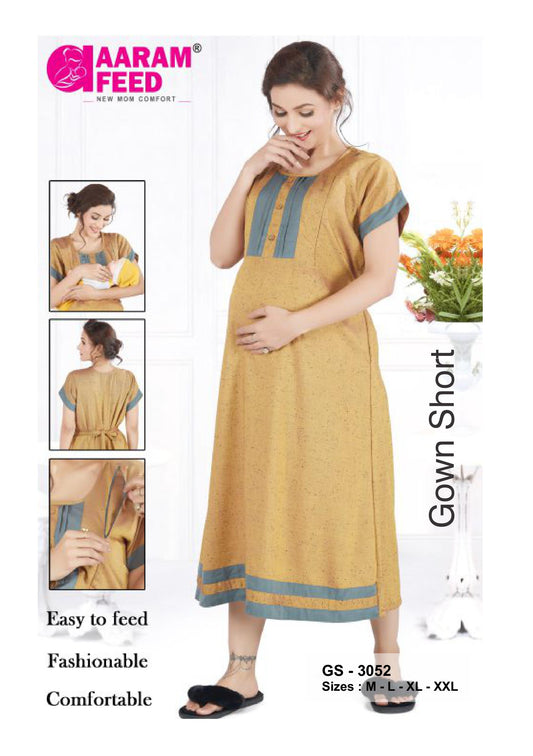 AaramFeed Feeding Gown Short - GS-3052