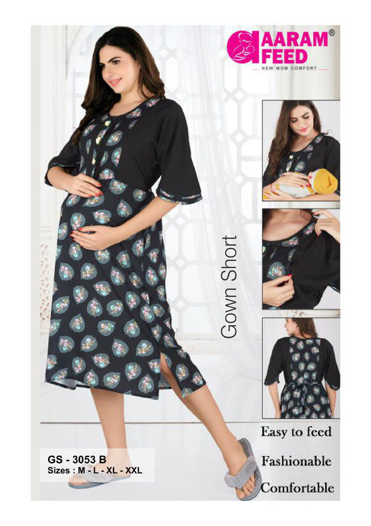 AaramFeed Feeding Gown Short - GS-3053