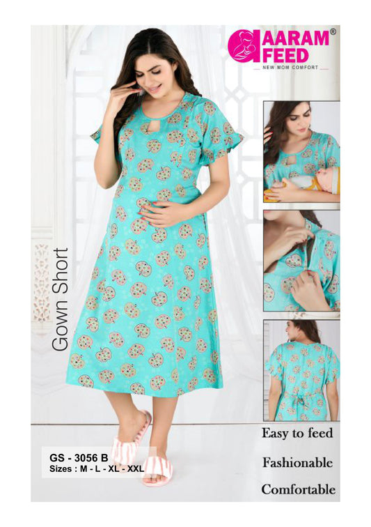 AaramFeed Feeding Gown Short - GS-3056