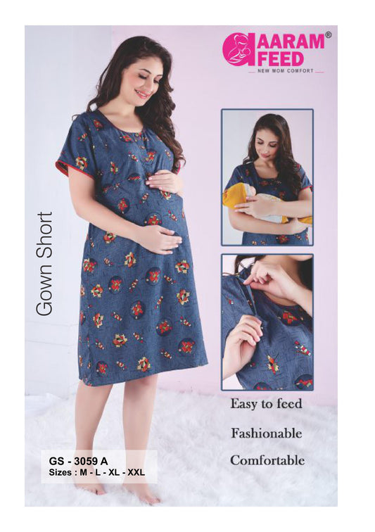 AaramFeed Feeding Gown Short - GS-3059