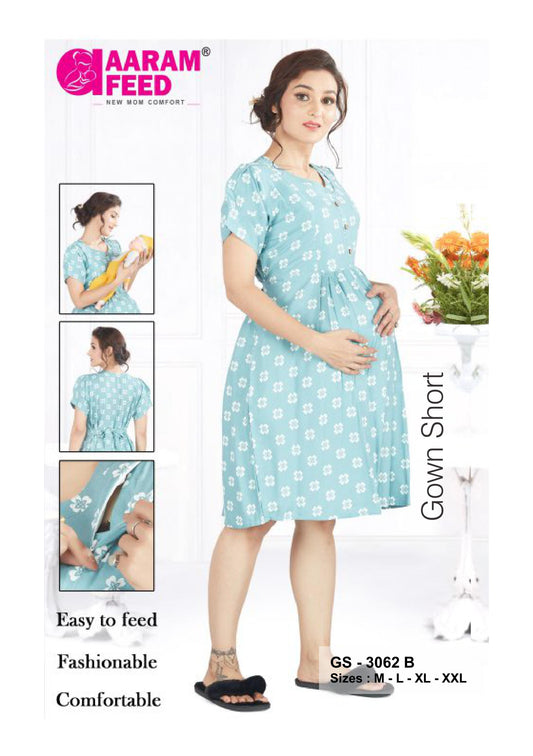 AaramFeed Feeding Gown Short - GS-3062