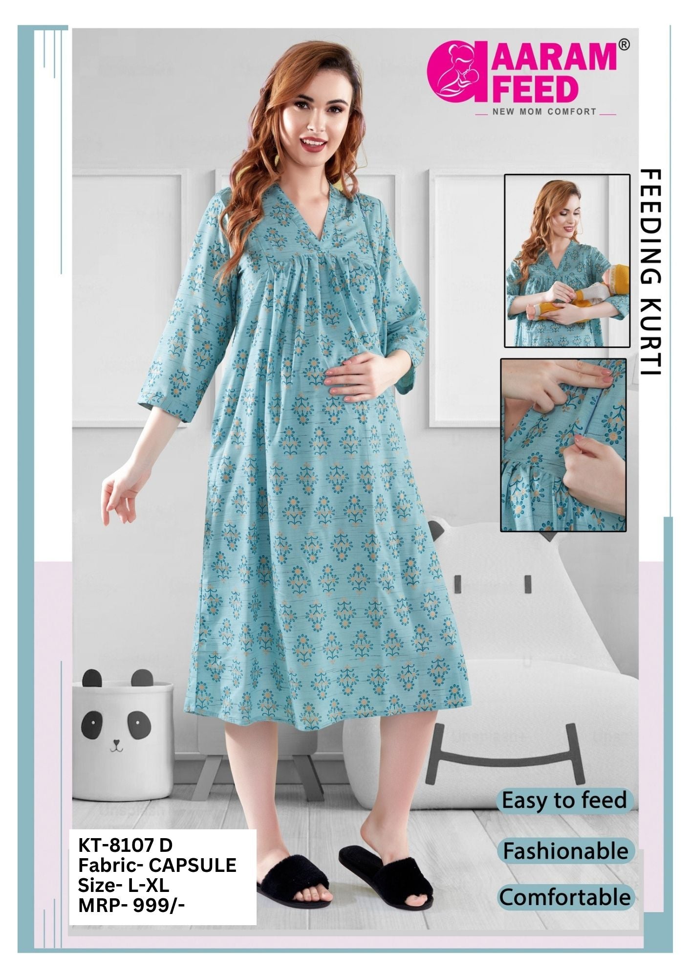 AaramFeed Feeding Kurti KT-8107