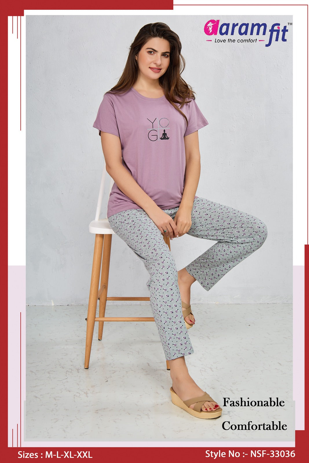 AaramFit Night Suit Full-NSF-33036