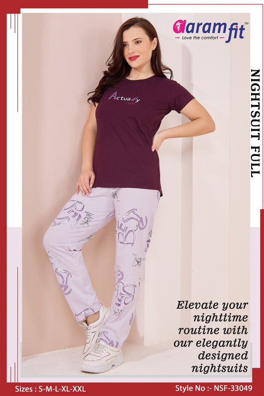 AaramFit Night Suit Full-NSF-33049