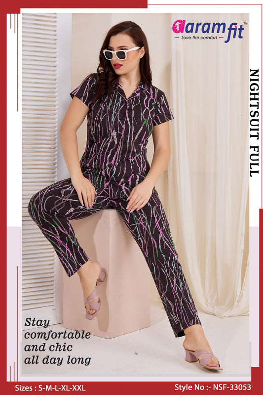 AaramFit Night Suit Full-NSF-33053