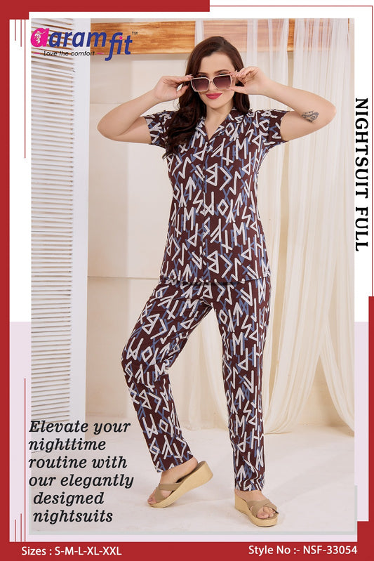 AaramFit Night Suit Full-NSF-33054