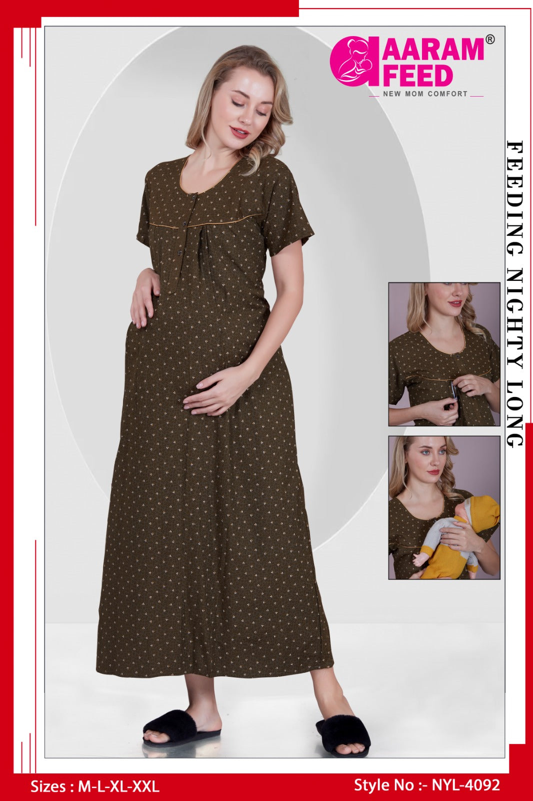 AaramFeed Feeding Nighty-NYL-4092