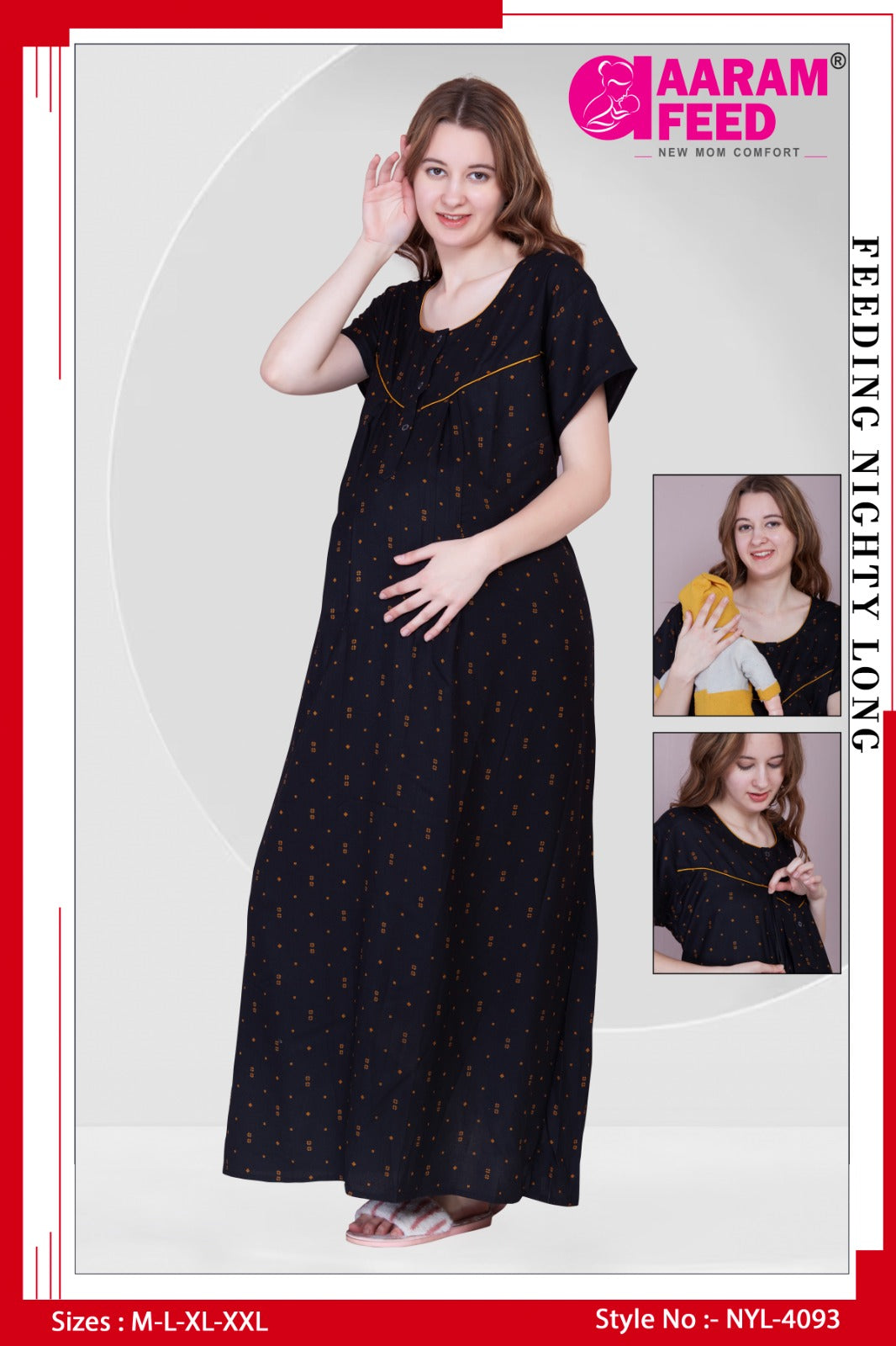 AaramFeed Feeding Nighty-NYL-4093