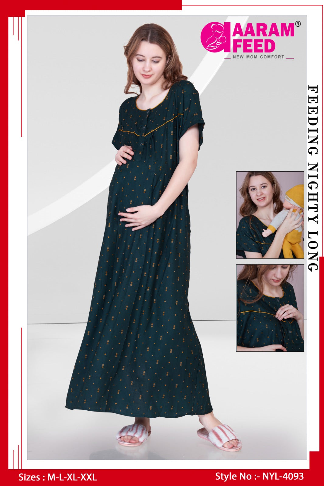 AaramFeed Feeding Nighty-NYL-4093