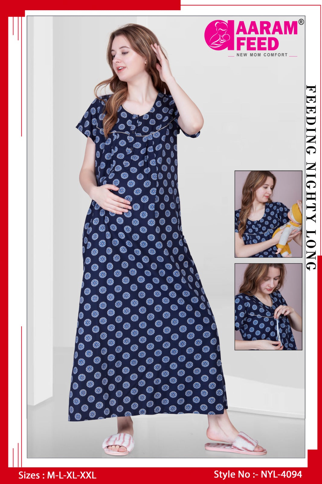 AaramFeed Feeding Nighty-NYL-4094