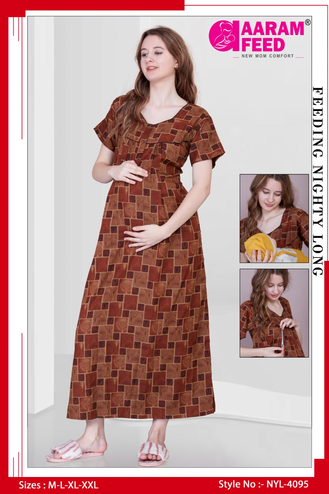 AaramFeed Feeding Nighty-NYL-4095