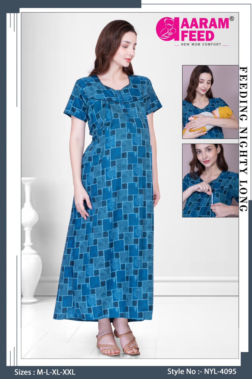 AaramFeed Feeding Nighty-NYL-4095