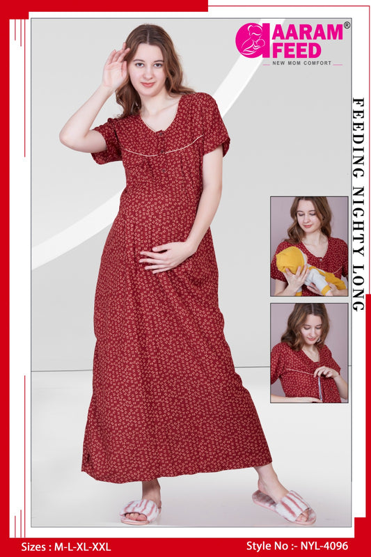 AaramFeed Feeding Nighty-NYL-4096