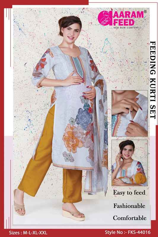 AaramFeed Feeding Kurti Set - FKS - 44016