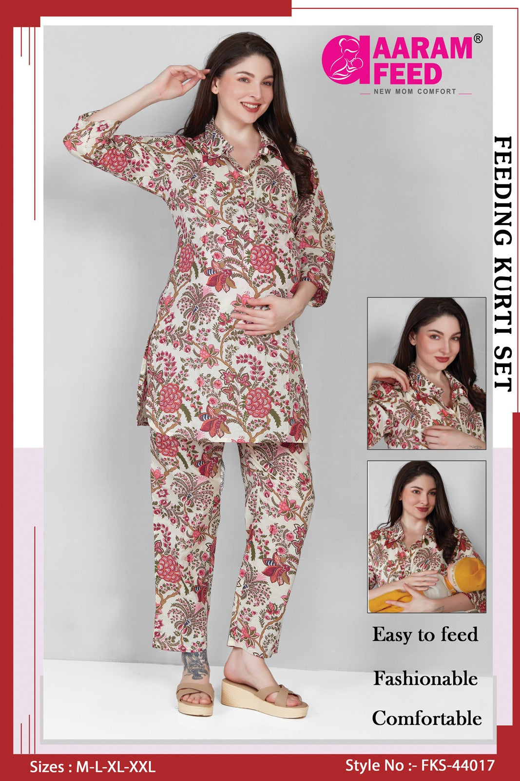 AaramFeed Feeding Kurti Set - FKS - 44017