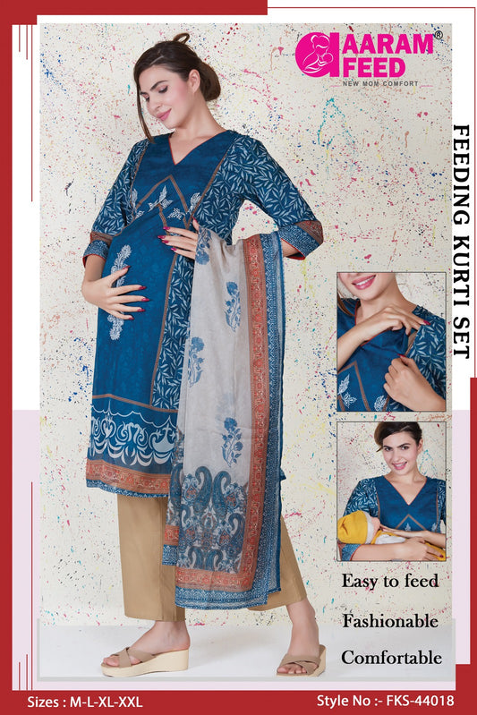 AaramFeed Feeding Kurti Set - FKS - 44018