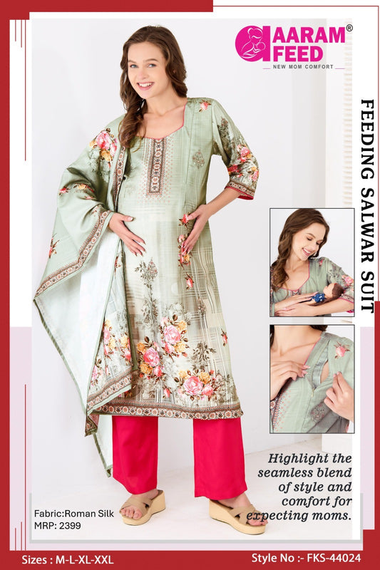 AaramFeed Feeding Kurti Set - FKS - 44024