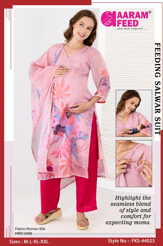 AaramFeed Feeding Kurti Set - FKS - 44025