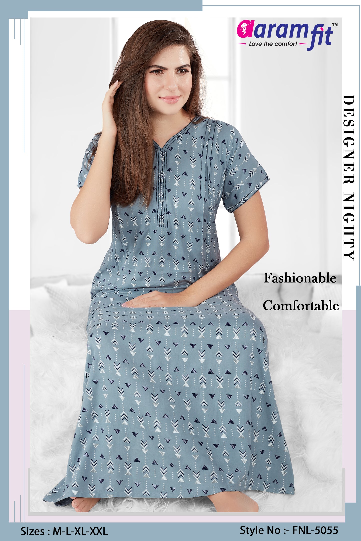 AARAMFIT DESIGNER NIGHTY FNL-5055