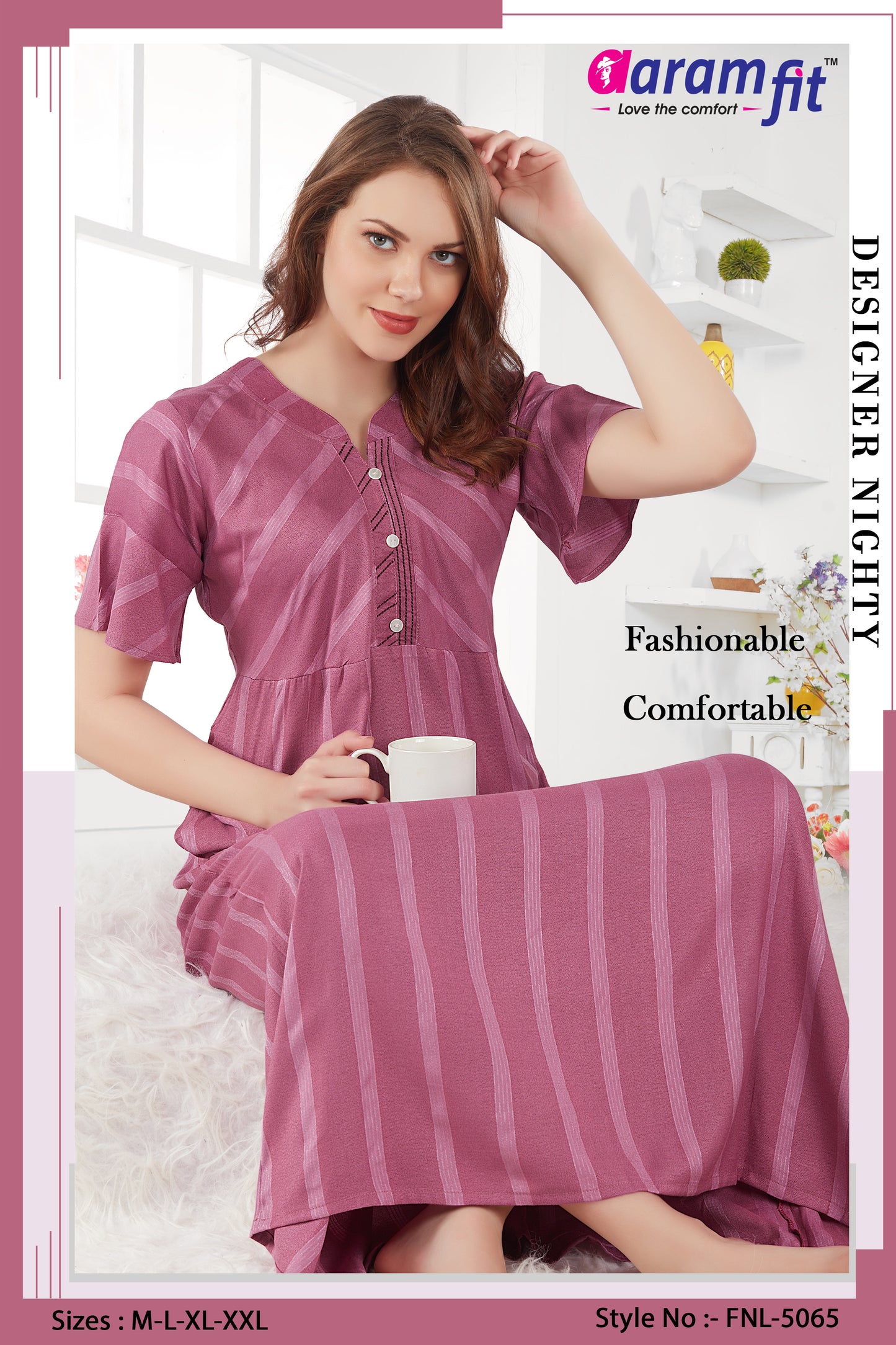 AARAMFIT DESIGNER NIGHTY FNL-5065