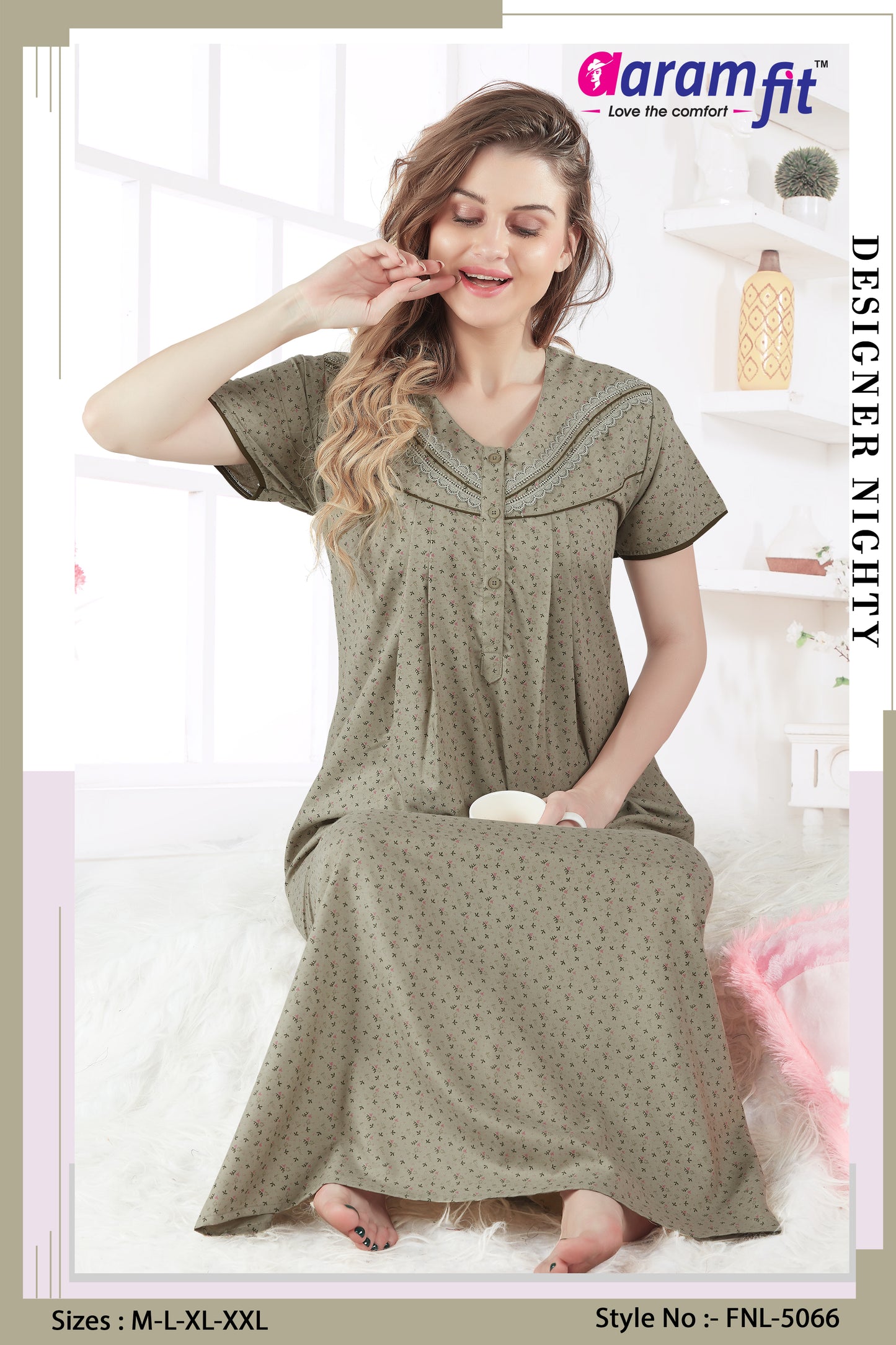 AARAMFIT DESIGNER NIGHTY FNL-5066