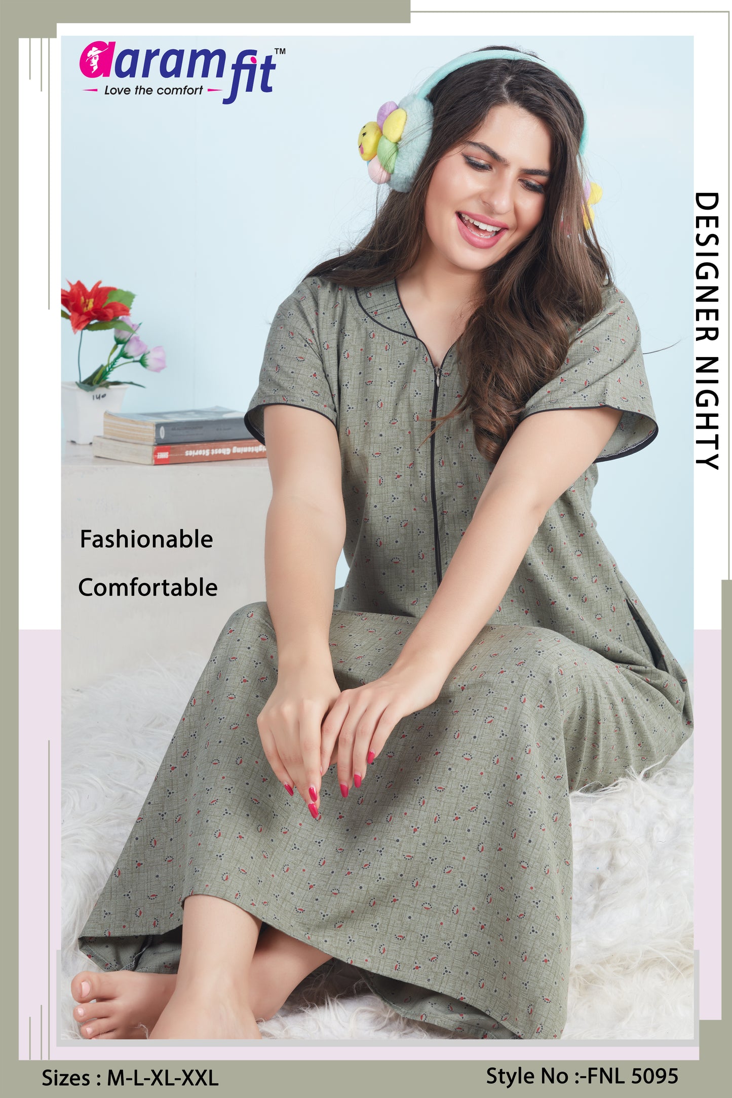 AARAMFIT DESIGNER NIGHTY FNL-5095