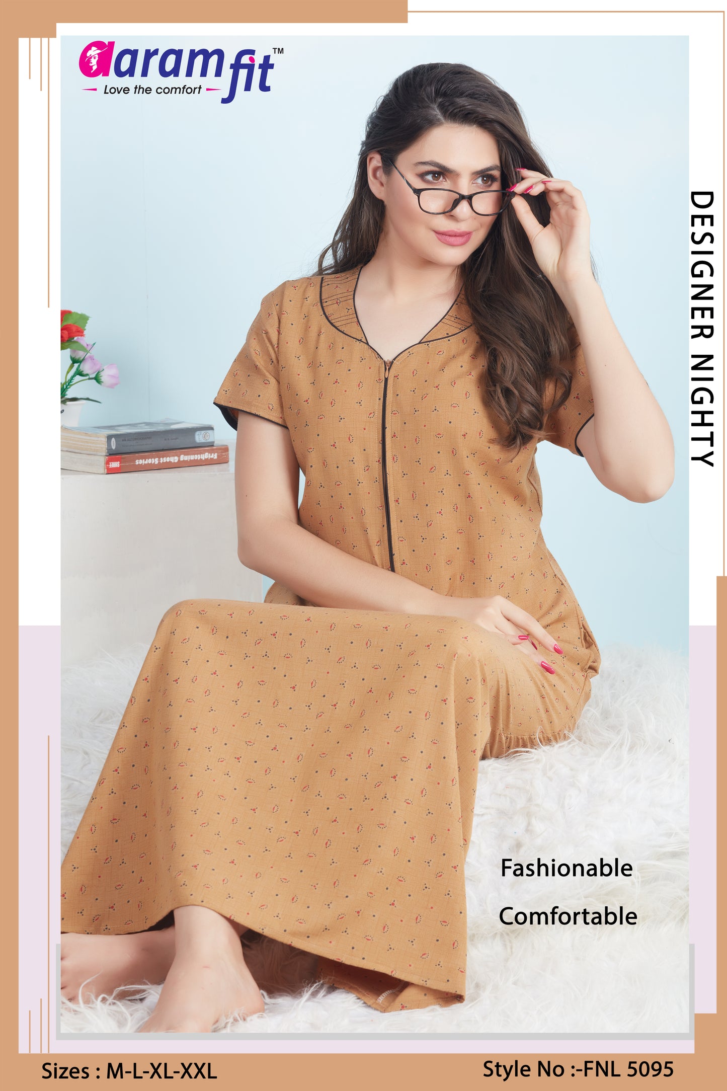 AARAMFIT DESIGNER NIGHTY FNL-5095