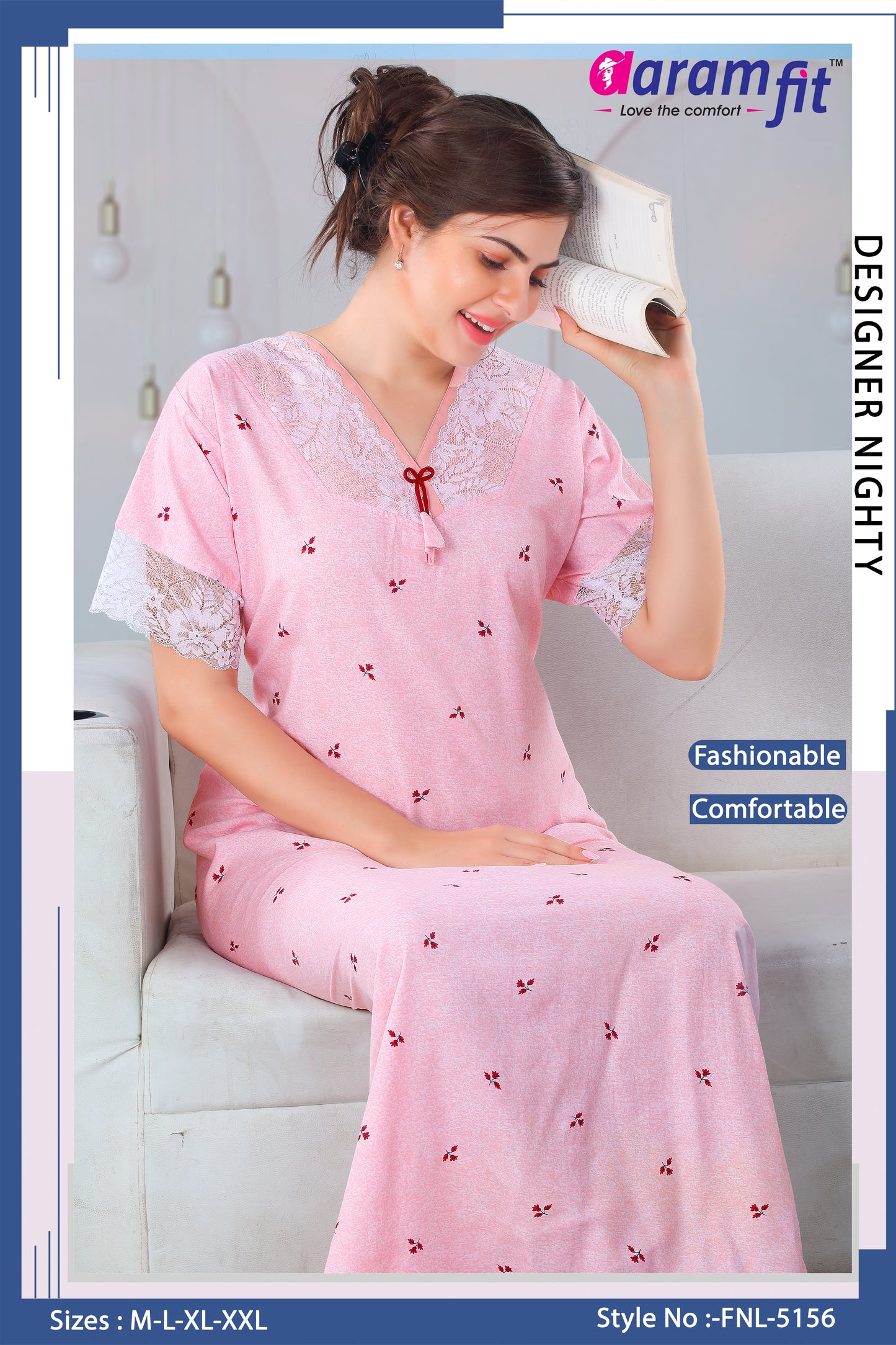AARAMFIT DESIGNER NIGHTY FNL-5156