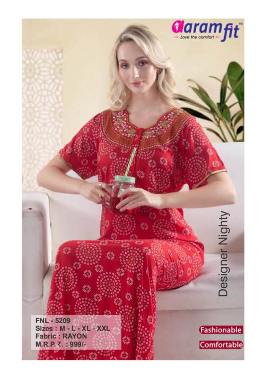 AARAMFIT DESIGNER NIGHTY FNL-5209