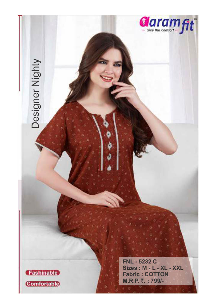 AARAMFIT DESIGNER NIGHTY FNL-5232