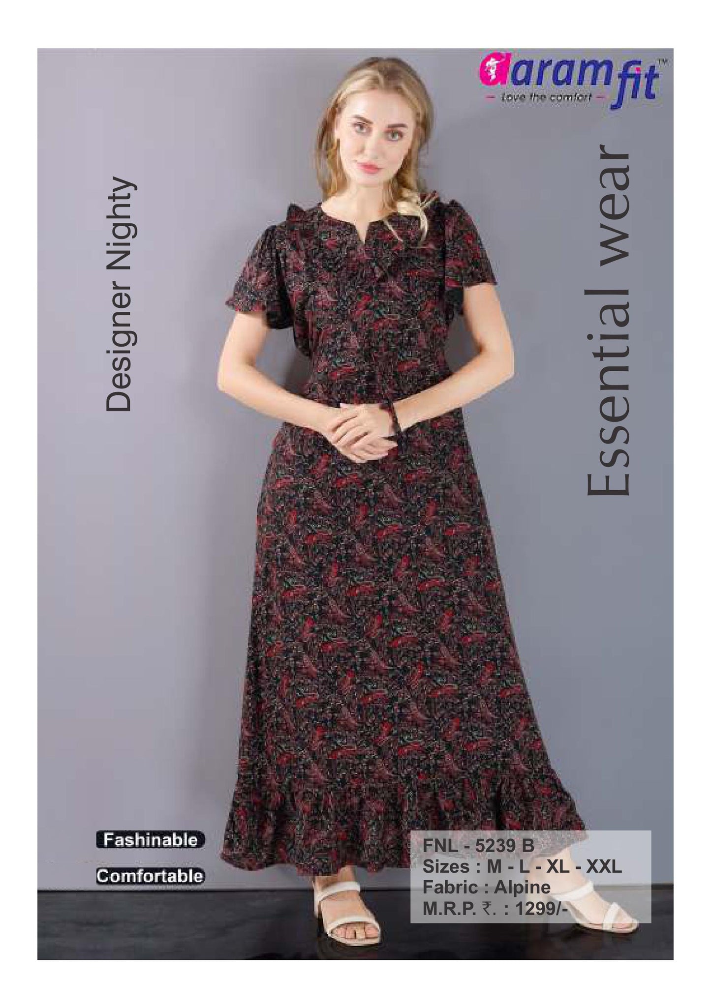 AARAMFIT DESIGNER NIGHTY FNL-5239